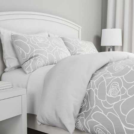 Hastings Home Hastings Home 3-Piece Rose Comforter Set - Full-Queen 723897FVC